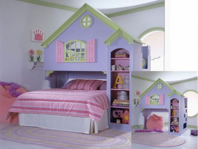princess bunk beds for girls
