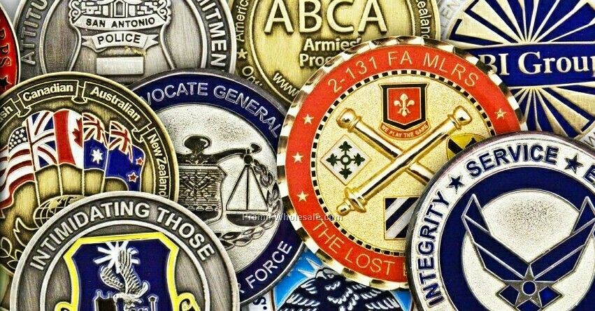 Challenge coins from Aspinline